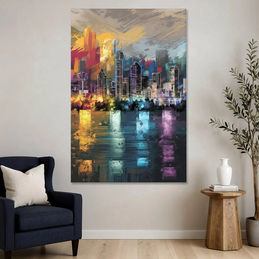 Dallas Design District - Canvas Wall Art - Sofa - 40x60