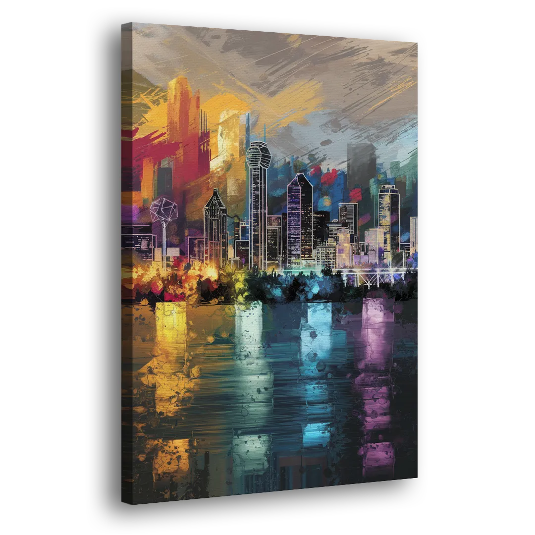Dallas Design District Side - Canvas Wall Art