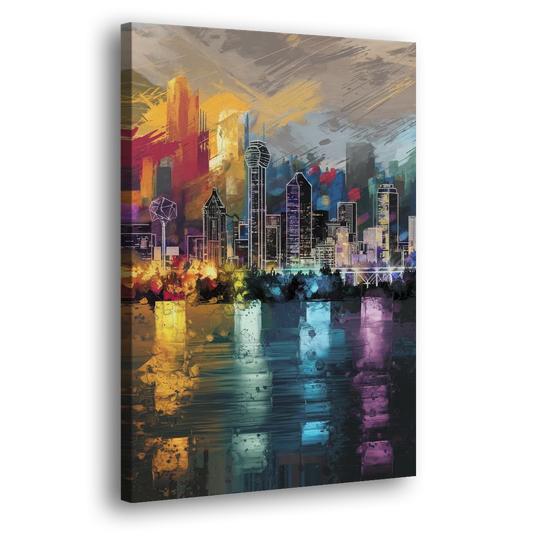 Dallas Design District Side - Canvas Wall Art