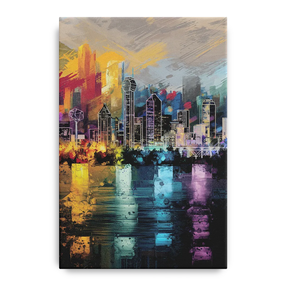 Dallas Design District Front - Canvas Wall Art