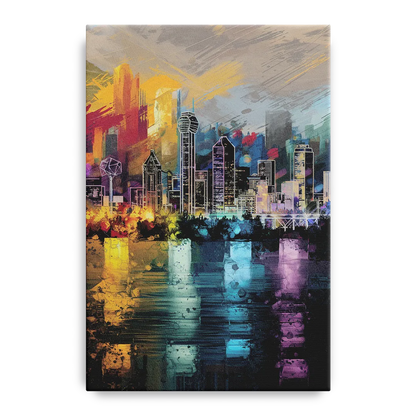 Dallas Design District Front - Canvas Wall Art