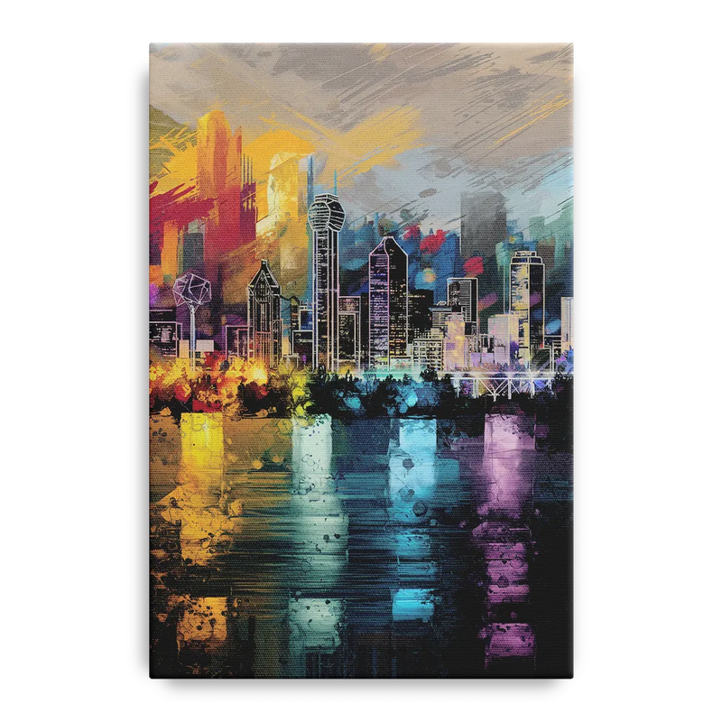 Dallas Design District Front - Canvas Wall Art