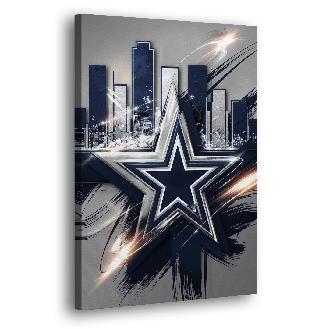 Dallas FC Team Spirit Side - Canvas Wall Art