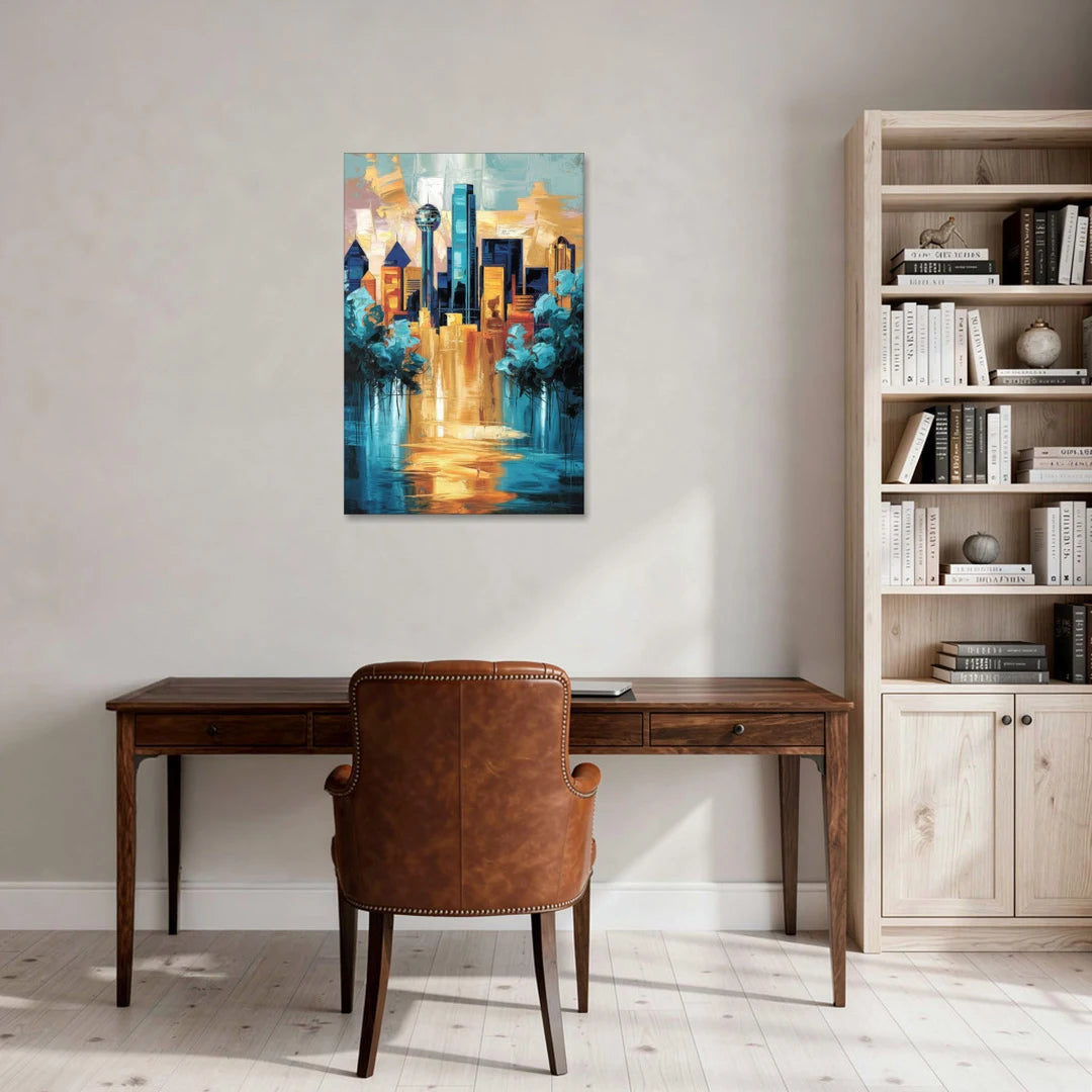 Dallas Historic Landmarks - Canvas Wall Art - Office - 24x36