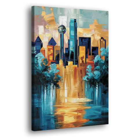 Dallas Historic Landmarks - Canvas Wall Art