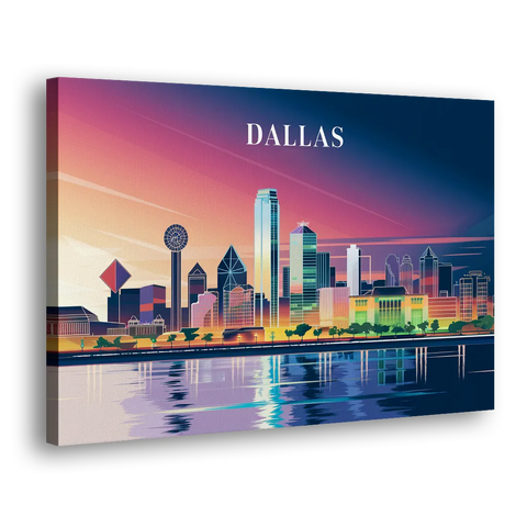 Dallas Scenic Skies - Canvas Wall Art