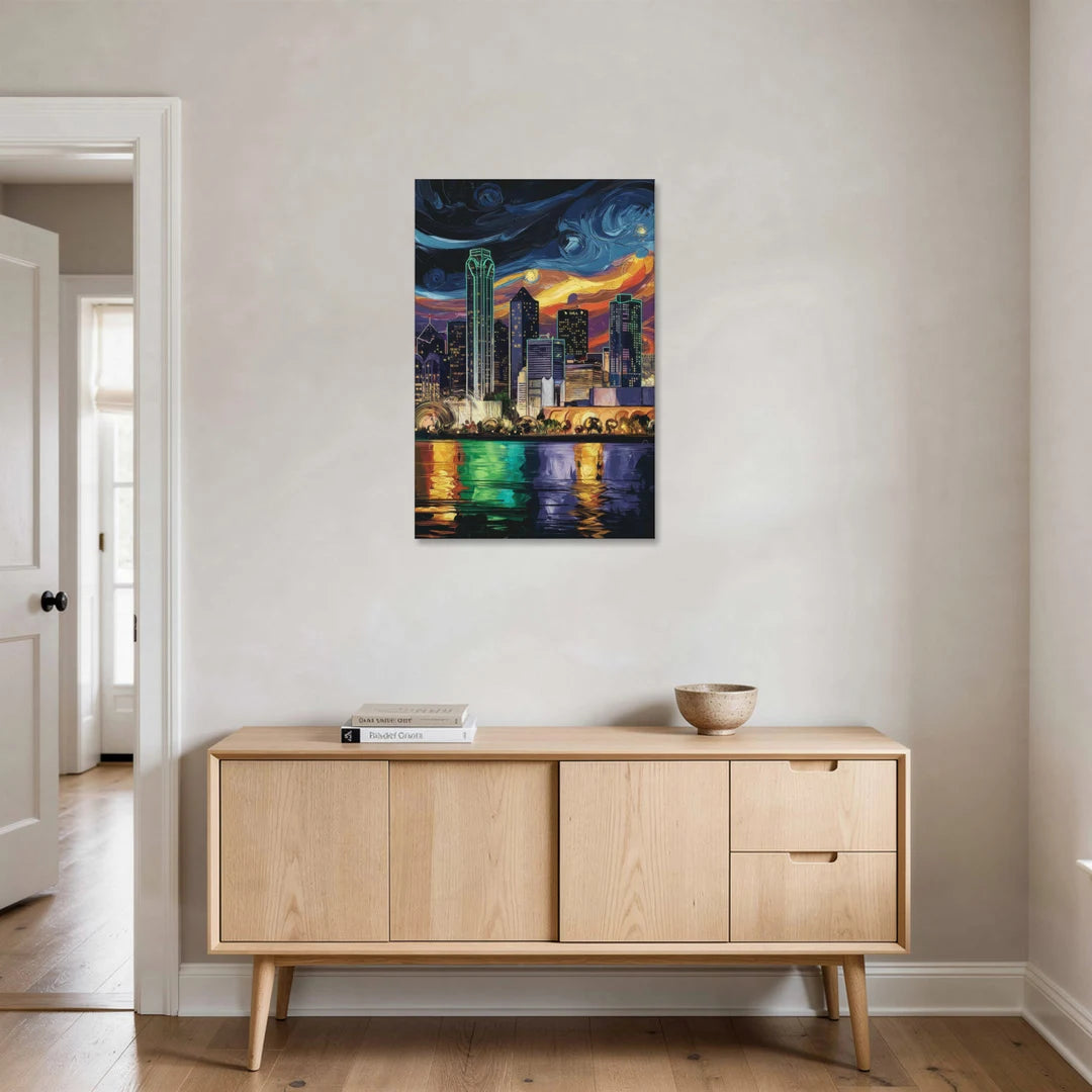 Dallas Scenic Views - Canvas Wall Art - Coffee Table - 24x36