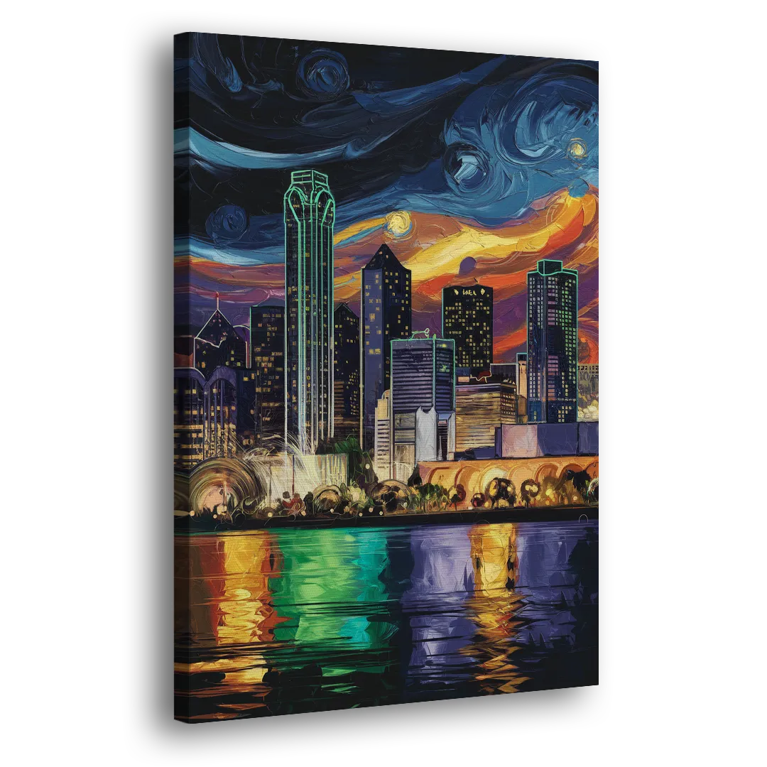 Dallas Scenic Views Side - Canvas Wall Art
