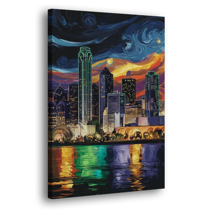 Dallas Scenic Views Side - Canvas Wall Art
