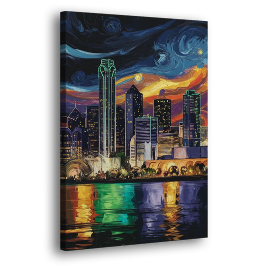Dallas Scenic Views Side - Canvas Wall Art