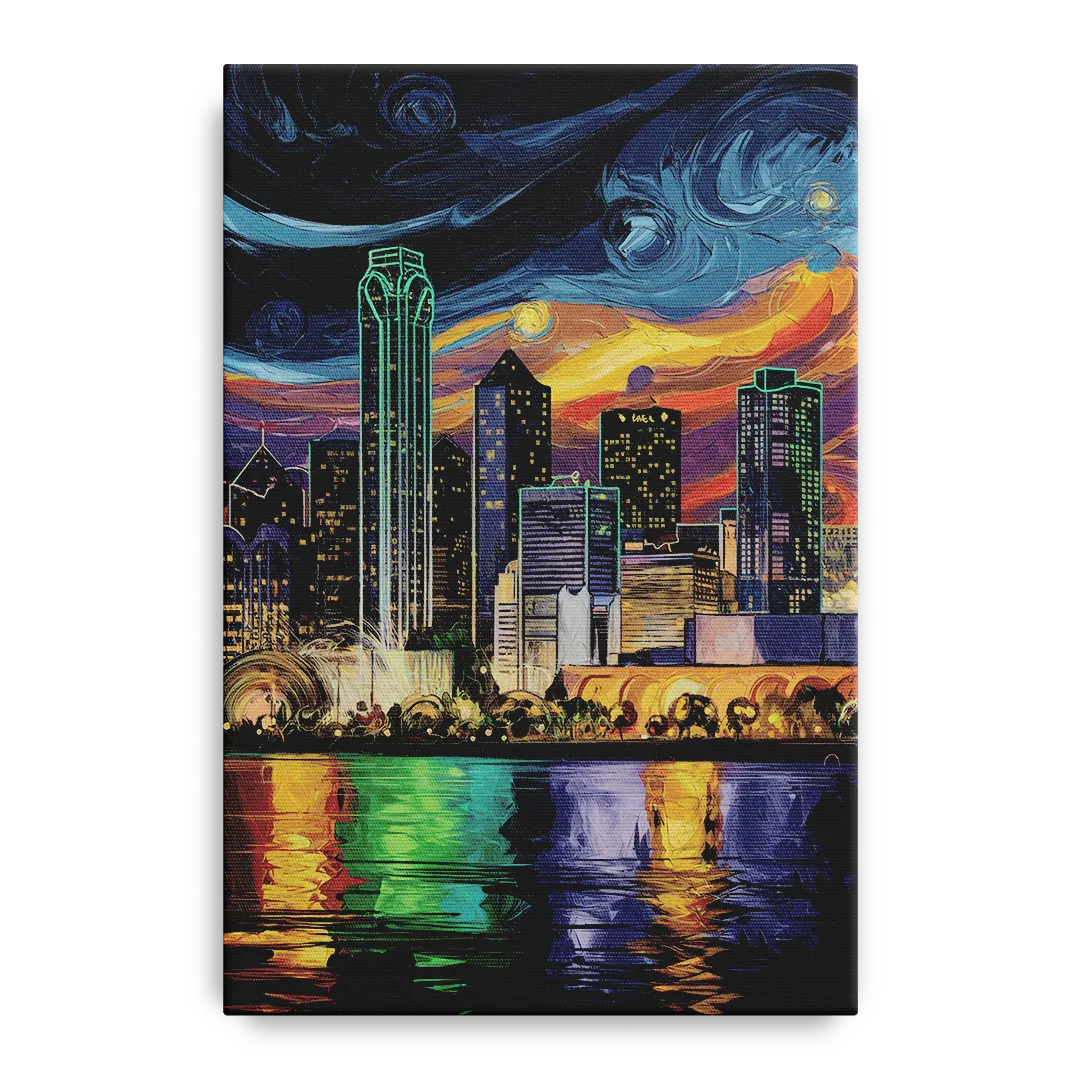 Dallas Scenic Views Front - Canvas Wall Art