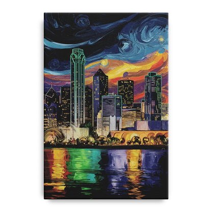 Dallas Scenic Views Front - Canvas Wall Art