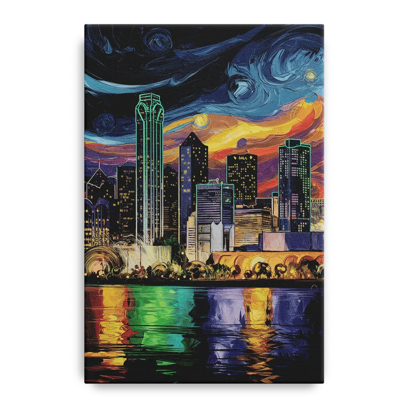 Dallas Scenic Views Front - Canvas Wall Art