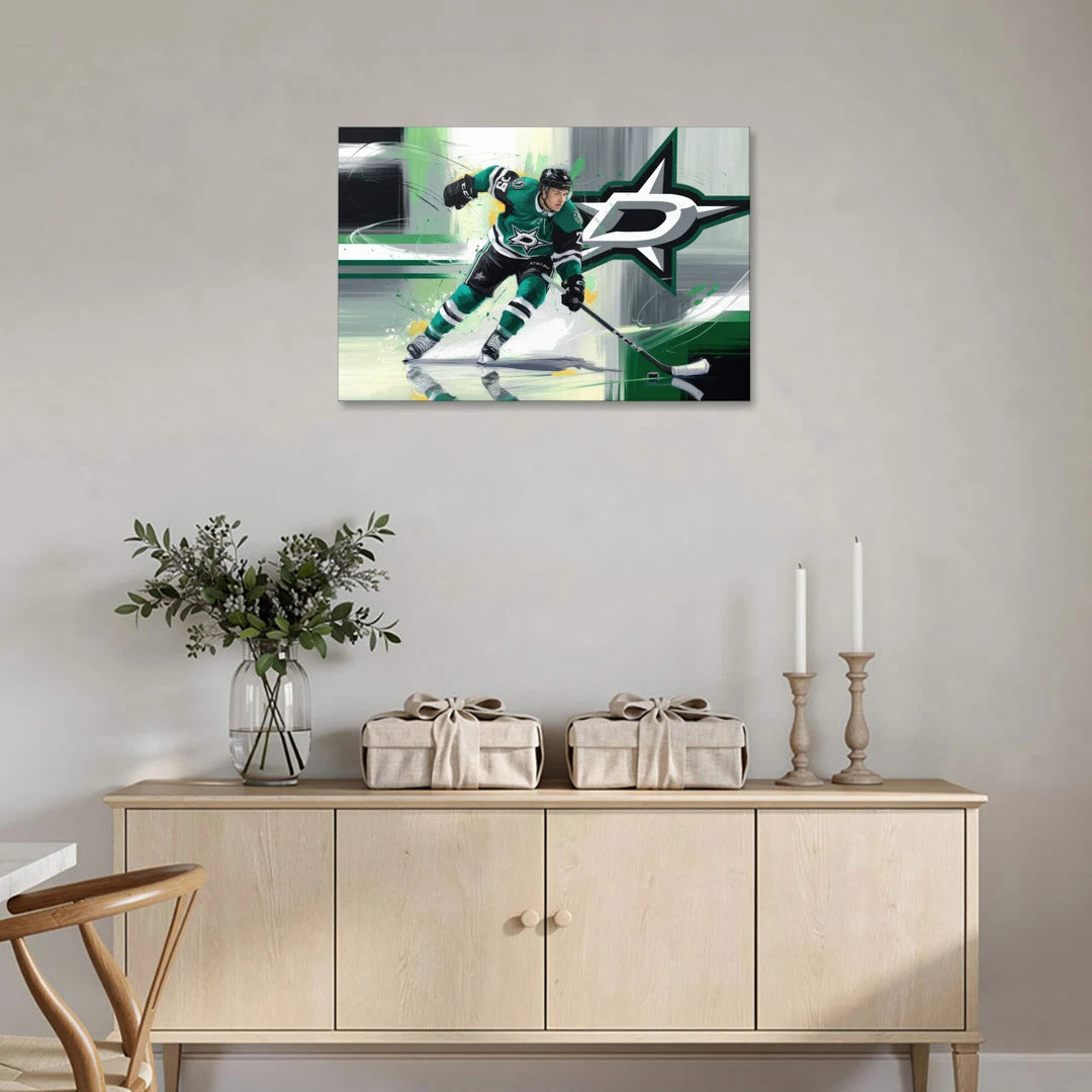 Dallas Stars Hockey - Canvas Wall Art - Coffee Table - 36x24