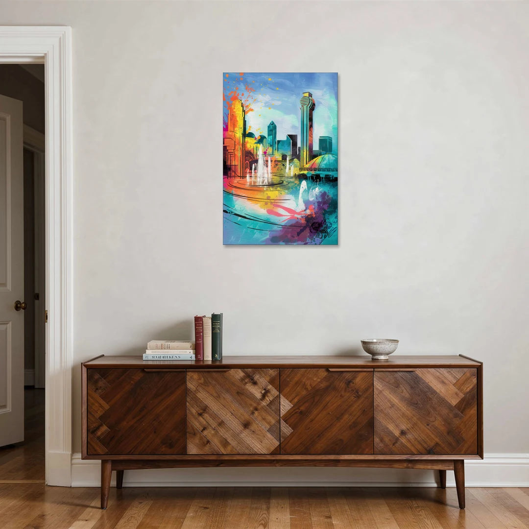 Dallas State Fair Park - Canvas Wall Art - Coffee Table - 24x36