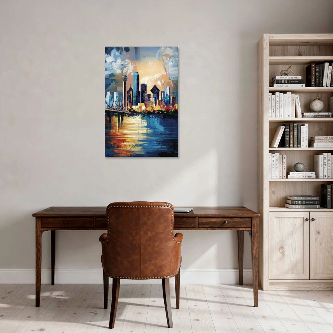 Dallas Unique Perspectives - Canvas Wall Art - Office - 24x36