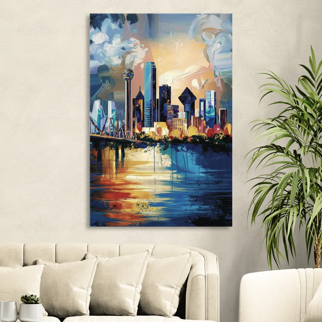 Dallas Unique Perspectives Sitting Room - Canvas Wall Art