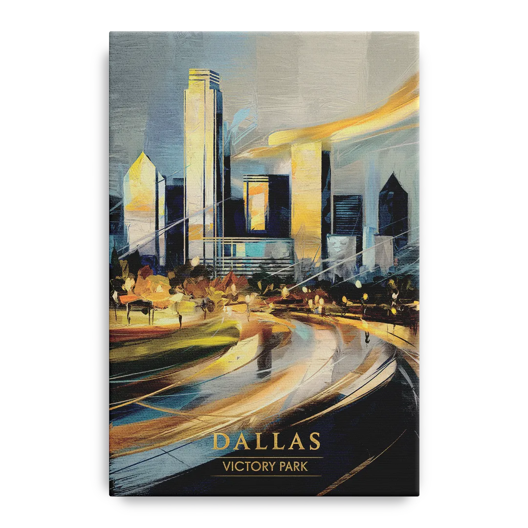 Dallas Victory Park Front - Canvas Wall Art