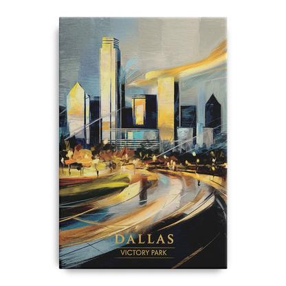 Dallas Victory Park Front - Canvas Wall Art