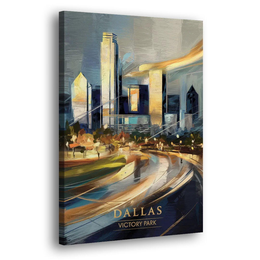 Dallas Victory Park Side - Canvas Wall Art