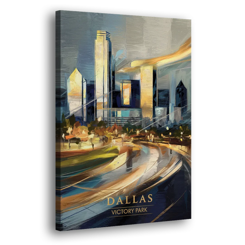 Dallas Victory Park - Canvas Wall Art