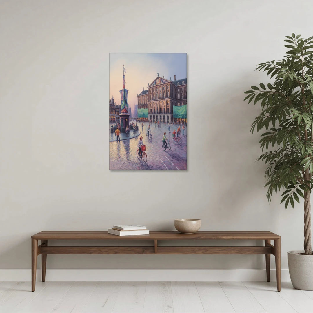 Dam Square Dreams - Canvas Wall Art - Coffee Table - 24x36