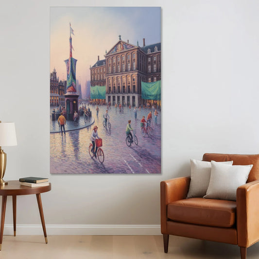 Dam Square Dreams - Canvas Wall Art - Sofa - 40x60