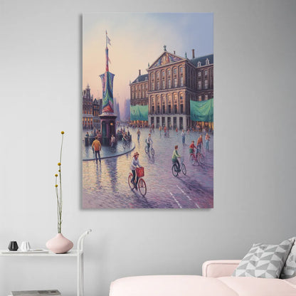 Dam Square Dreams Sitting Room - Canvas Wall Art