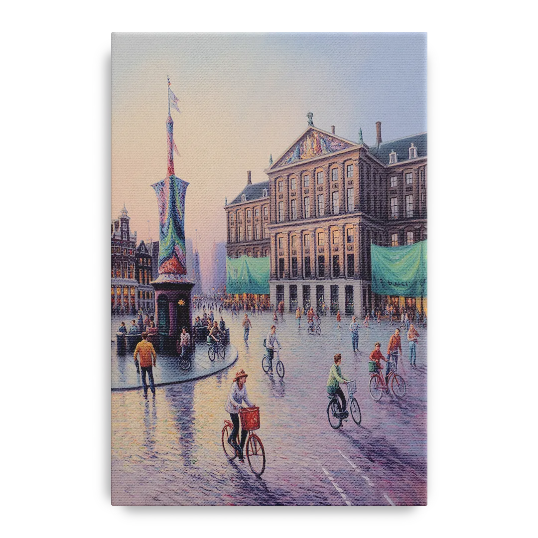Dam Square Dreams Front - Canvas Wall Art