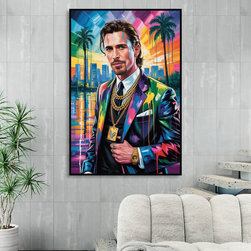 Dark Resolve 2.0 Sitting Room - Black Canvas Wall Art