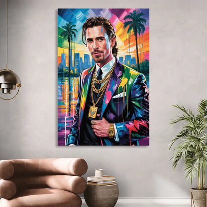 Dark Resolve 2.0 Living Room - Canvas Wall Art