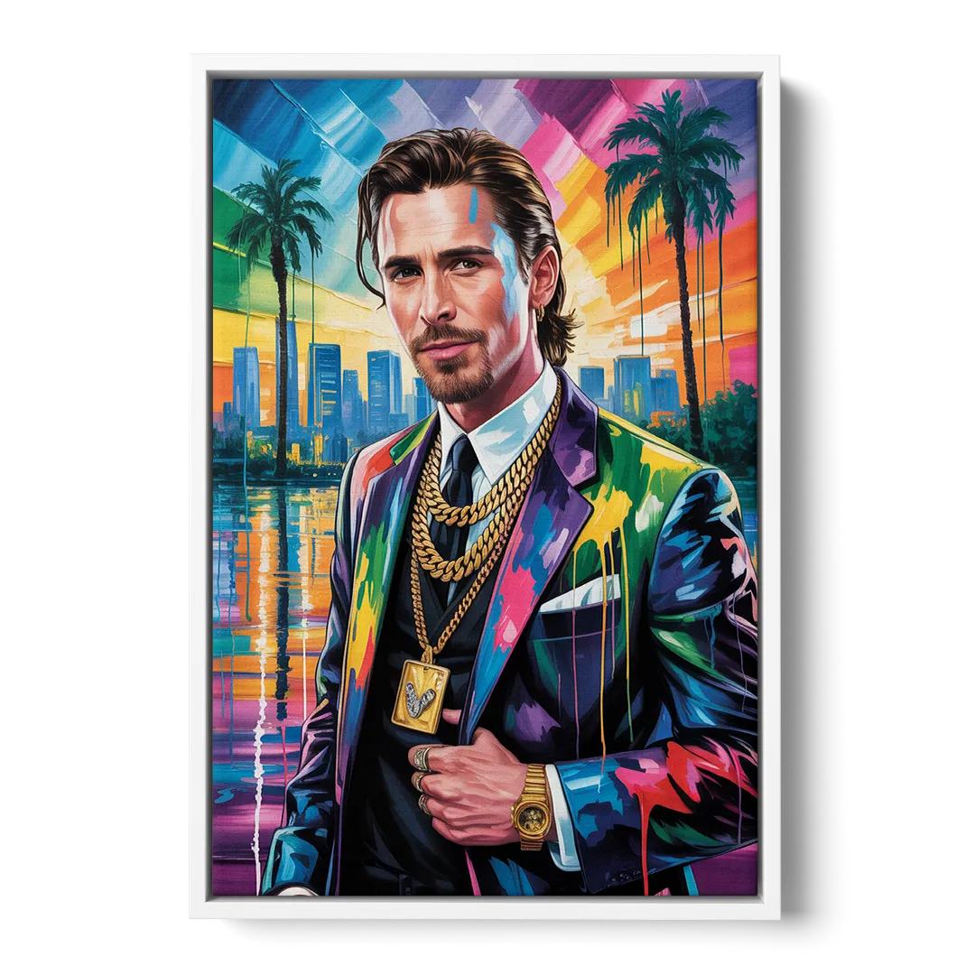 Dark Resolve 2.0 - White Frame Canvas
