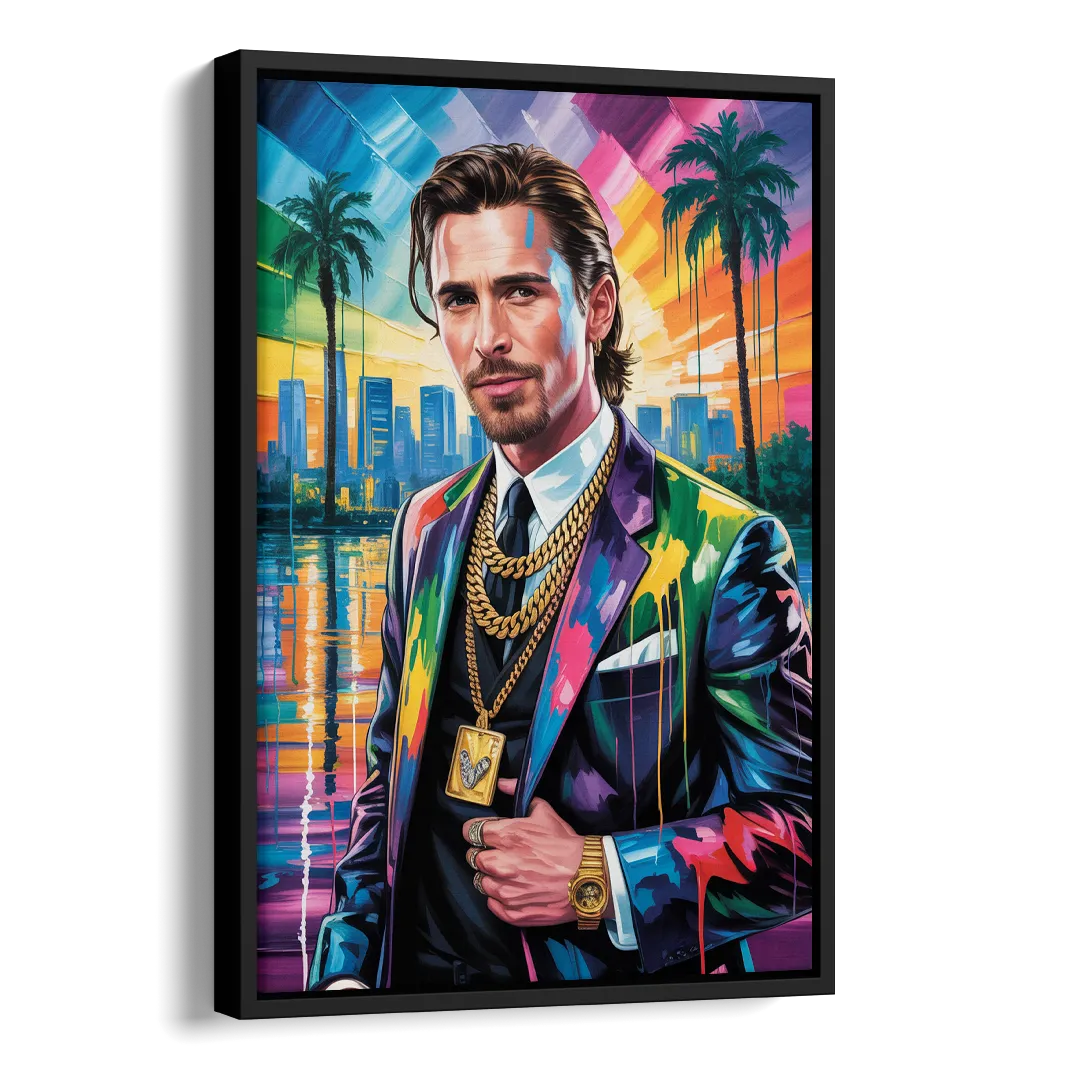 Dark Resolve 2.0 Side - Black Canvas Wall Art