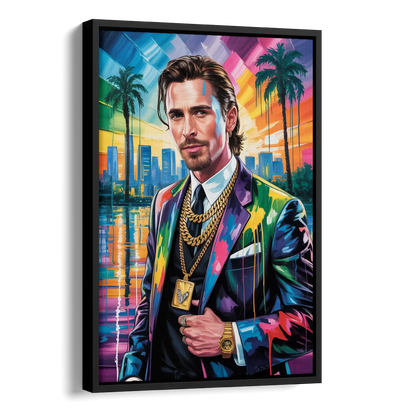 Dark Resolve 2.0 Side - Black Canvas Wall Art