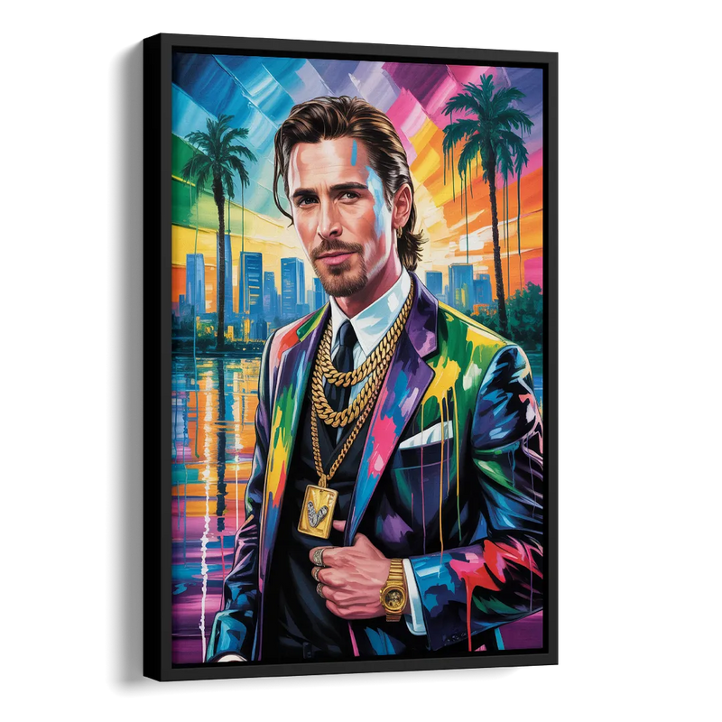 Dark Resolve 2.0 Side - Black Canvas Wall Art