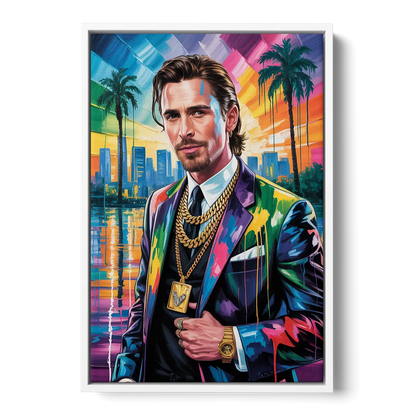 Dark Resolve 2.0 Front - White Canvas Wall Art