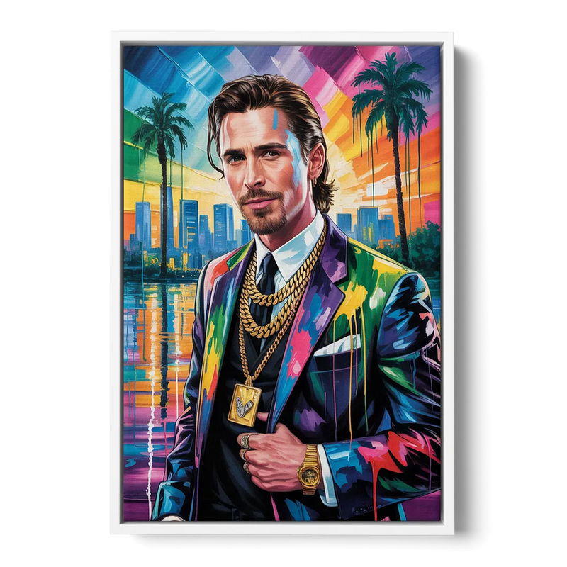 Dark Resolve 2.0 Front - White Canvas Wall Art