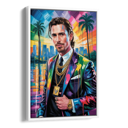 Dark Resolve 2.0 Side - White Canvas Wall Art