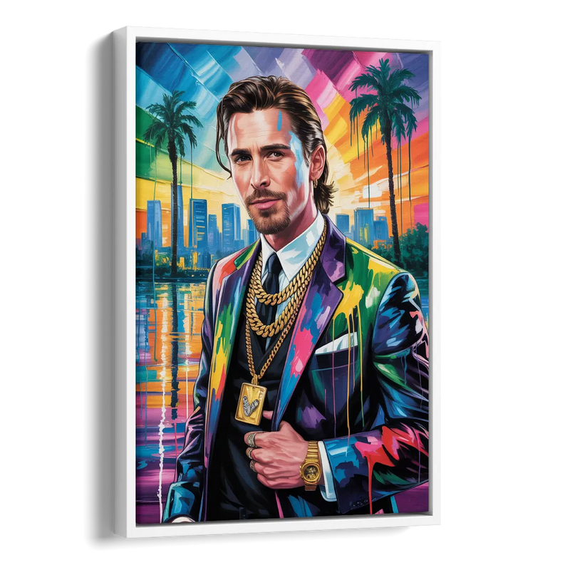 Dark Resolve 2.0 Side - White Canvas Wall Art