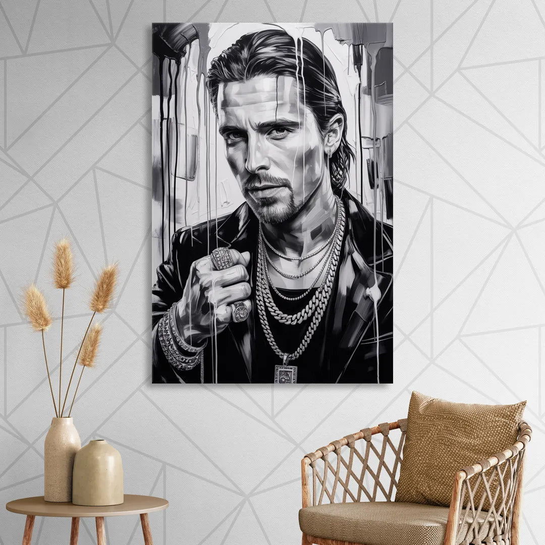 Dark Resolve Sitting Room - Canvas Wall Art