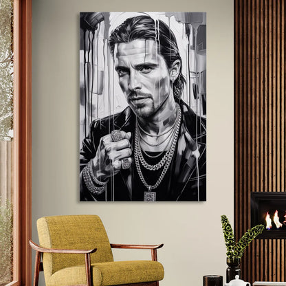 Dark Resolve Living Room - Canvas Wall Art