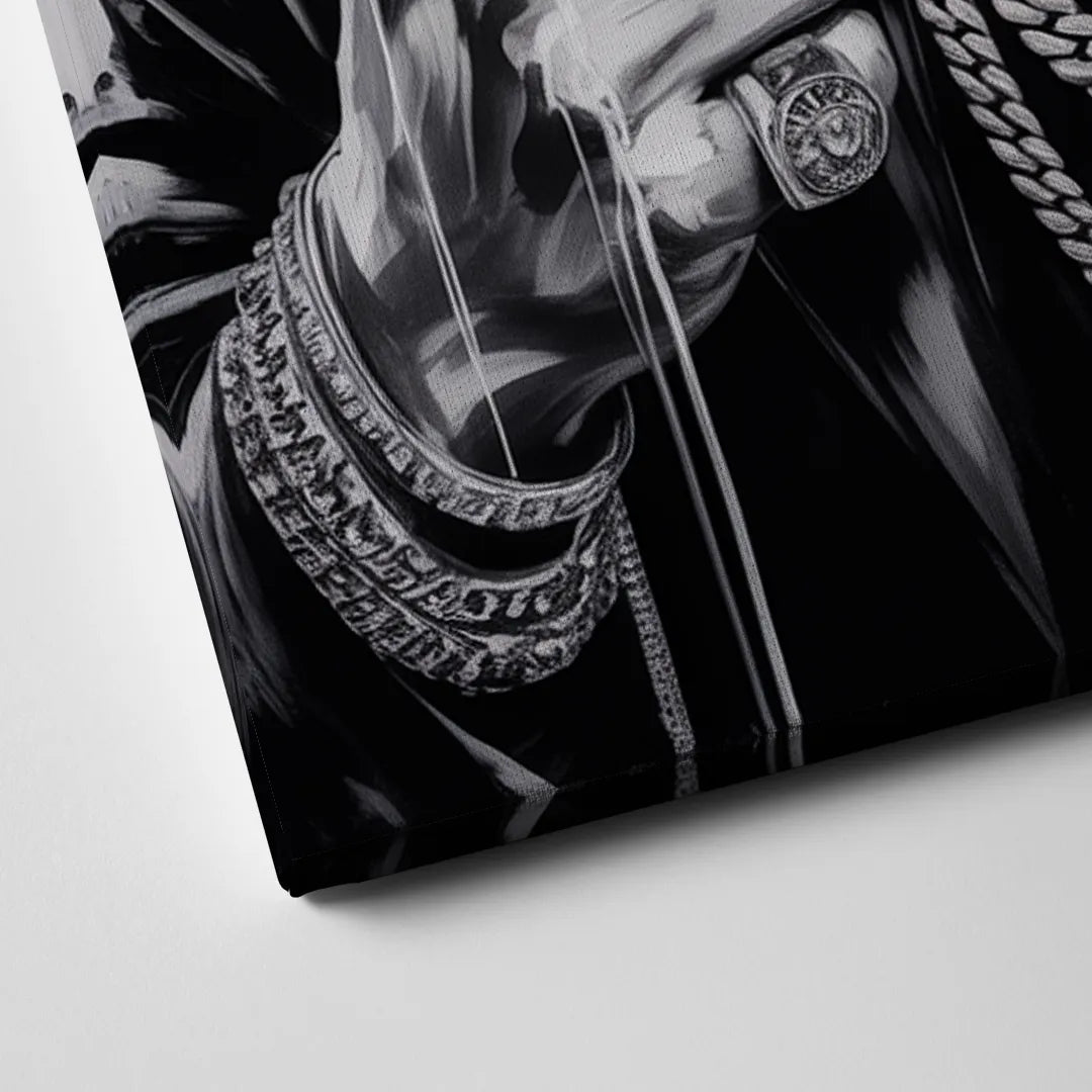 Dark Resolve Canvas Close Up