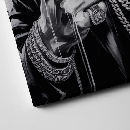 Dark Resolve Canvas Close Up