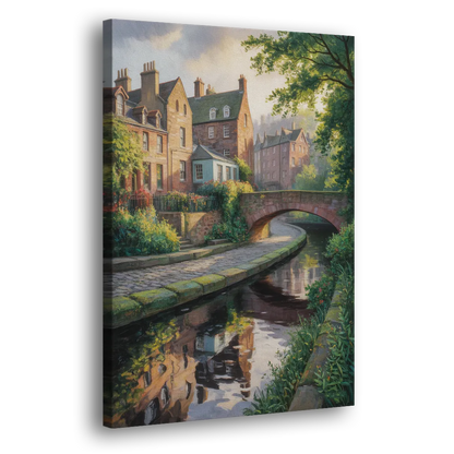 Dean Village Charm Side - Canvas Wall Art