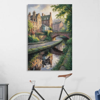 Dean Village Charm Sitting Room - Canvas Wall Art
