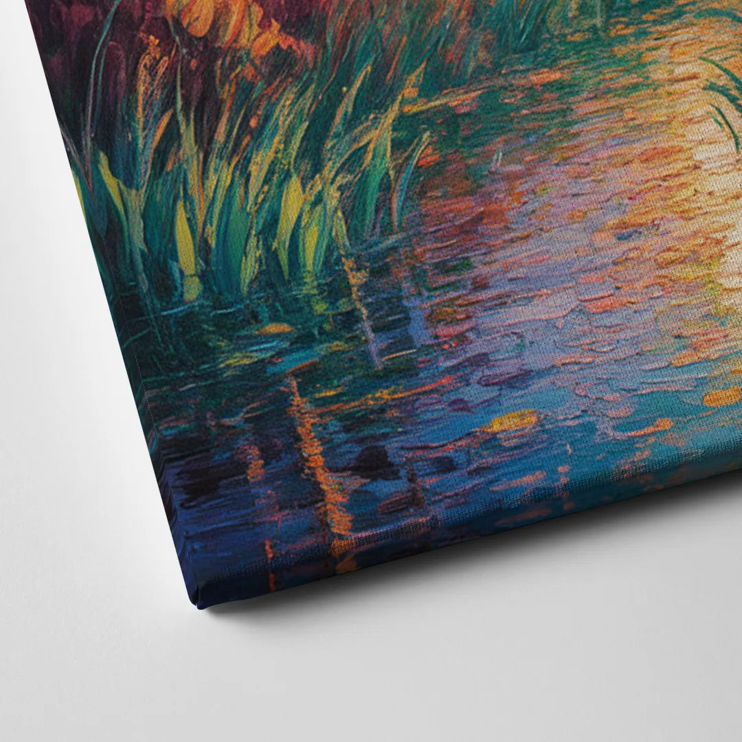 Deer in the Serene Forest Canvas Close Up