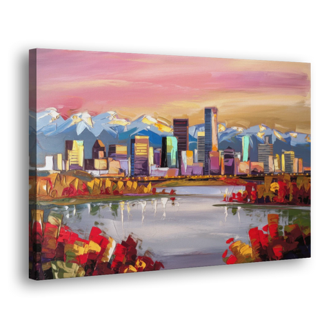 Denver Art Museum Highlights - Canvas Wall Art - Side