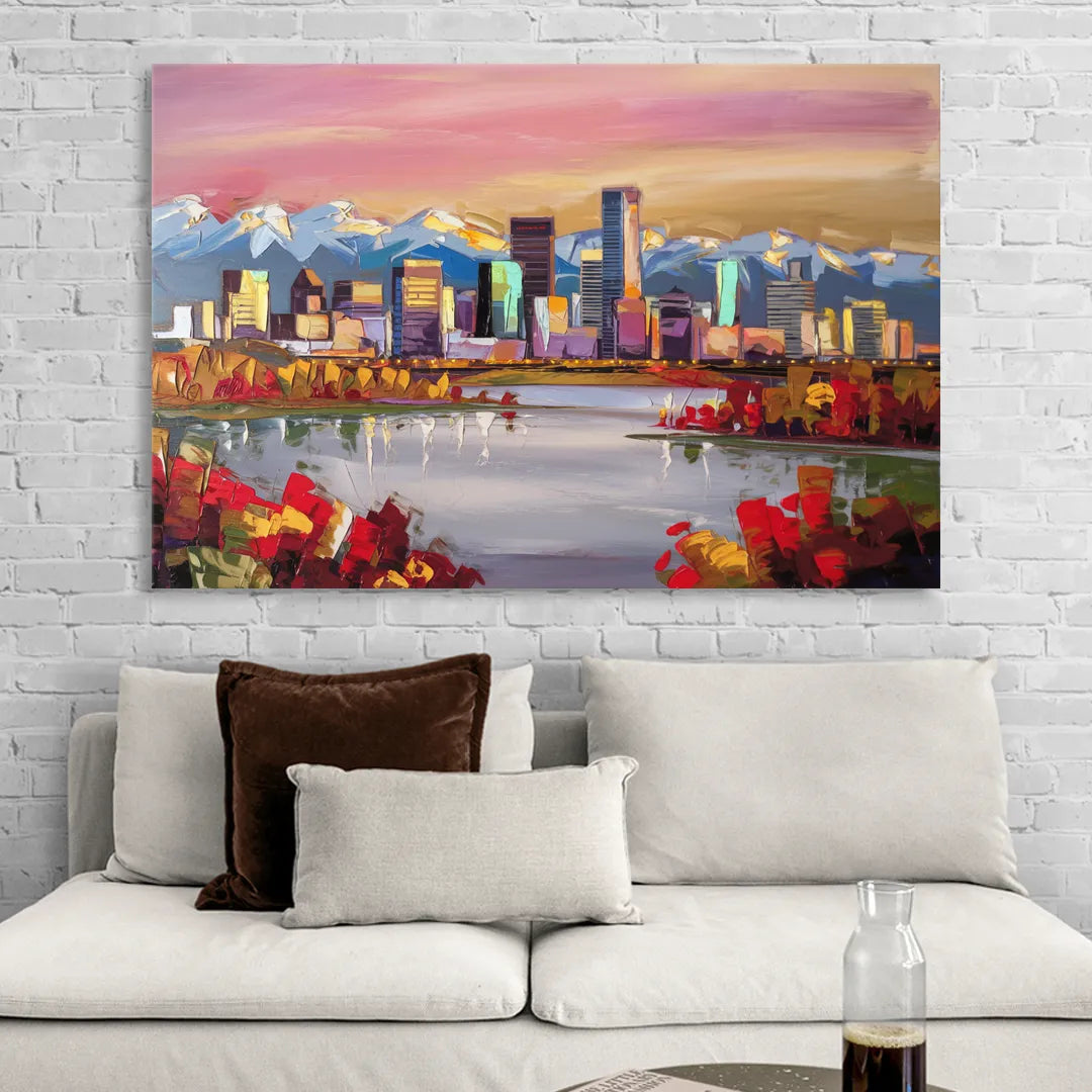 Denver Art Museum Highlights Living Room - Canvas Wall Art