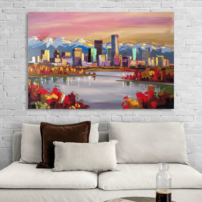 Denver Art Museum Highlights Living Room - Canvas Wall Art