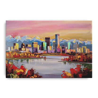 Denver Art Museum Highlights Front - Canvas Wall Art